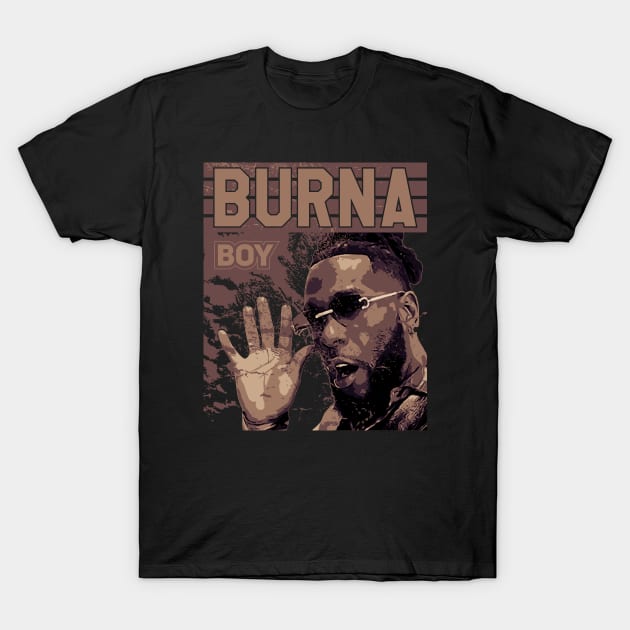 Burna boy // Hip hop T-Shirt by Degiab